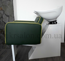 Парикмахерская мойка Justine Shelley white