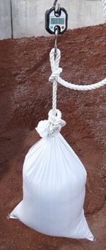 Мешок плотный белый 55х105см (70кг)