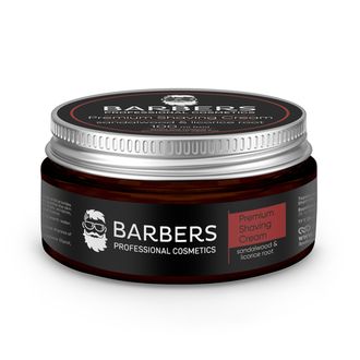 Крем для гоління з заспокійливим ефектом Barbers Sandalwood-Licorice Root 100 мл
