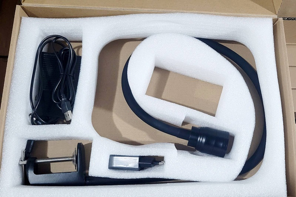 Лампа UV для наращивания ресниц WS-100 на струбцине, 5W