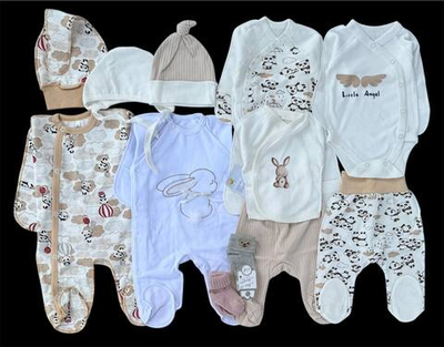 Гарний набір одягу для новонародженого, якісний одяг для немовлят, зима, весна, зріст 56 см, бавовна