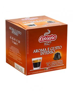 Кофе в капсулах Dolce Gusto Carraro AROMA E GUSTO INTENSO 16 шт