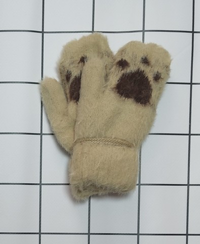 Рукавиці "Серденько", вовна (1-2 роки та 3-4 роки)