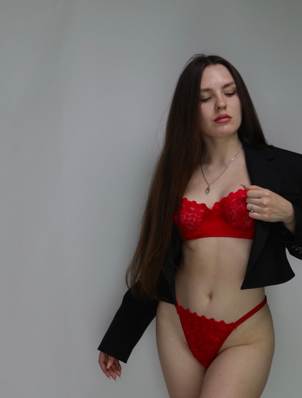 Комплект з мережива