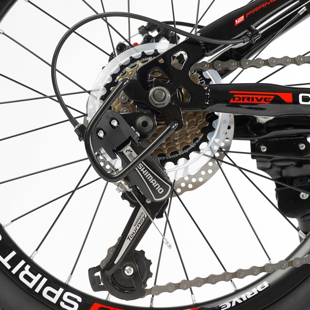 Детский спортивный велосипед 20 дюймов Corso Spirit, оборудование Shimano