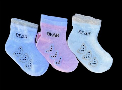 Шкарпетки "Bear", бавовна ТМ "Zeyno" (0-6 міс)