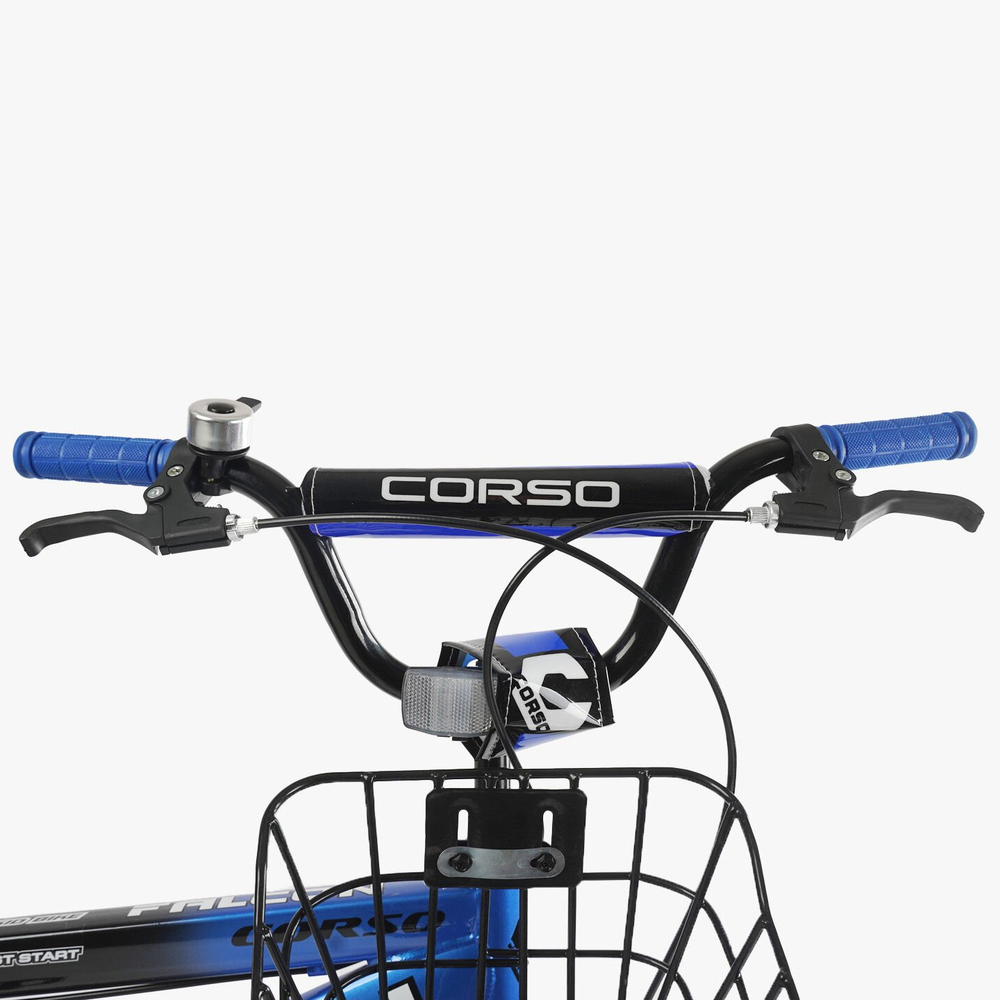 Детский двухколесный велосипед 20 дюймов Corso Falcon с корзиной