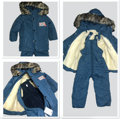 Комплект 2в1: куртка та напівкомбінезон, плащівка, синтепон (80 см)