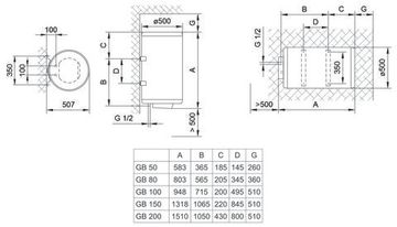 Бойлер TIKI GB 80 ComfortU80V9 (700182)
