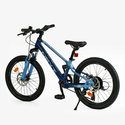Детский спортивный велосипед 20 дюймов Corso Next магниевый, оборудование Shimano