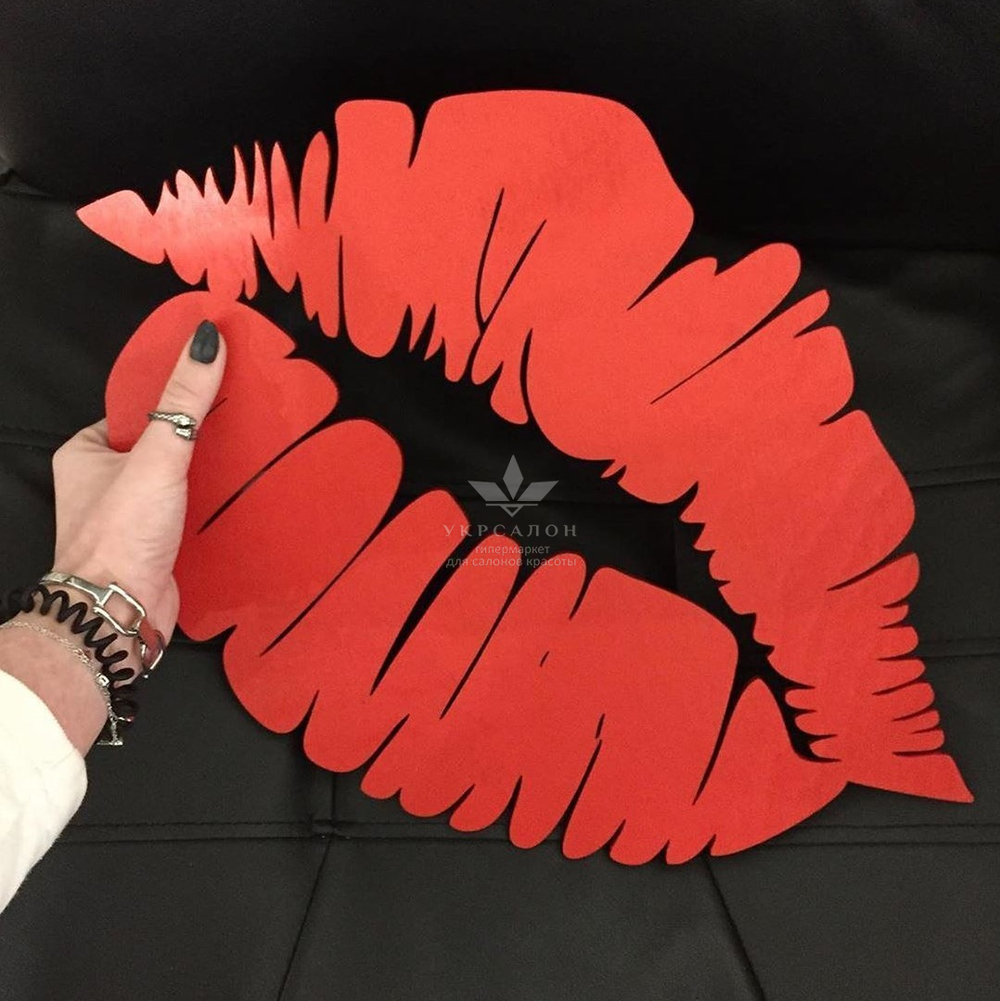 Модульне панно для салону краси lips