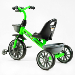 Дитячий триколісний велосипед без ручки Best Trike BS з кошиками та фарою