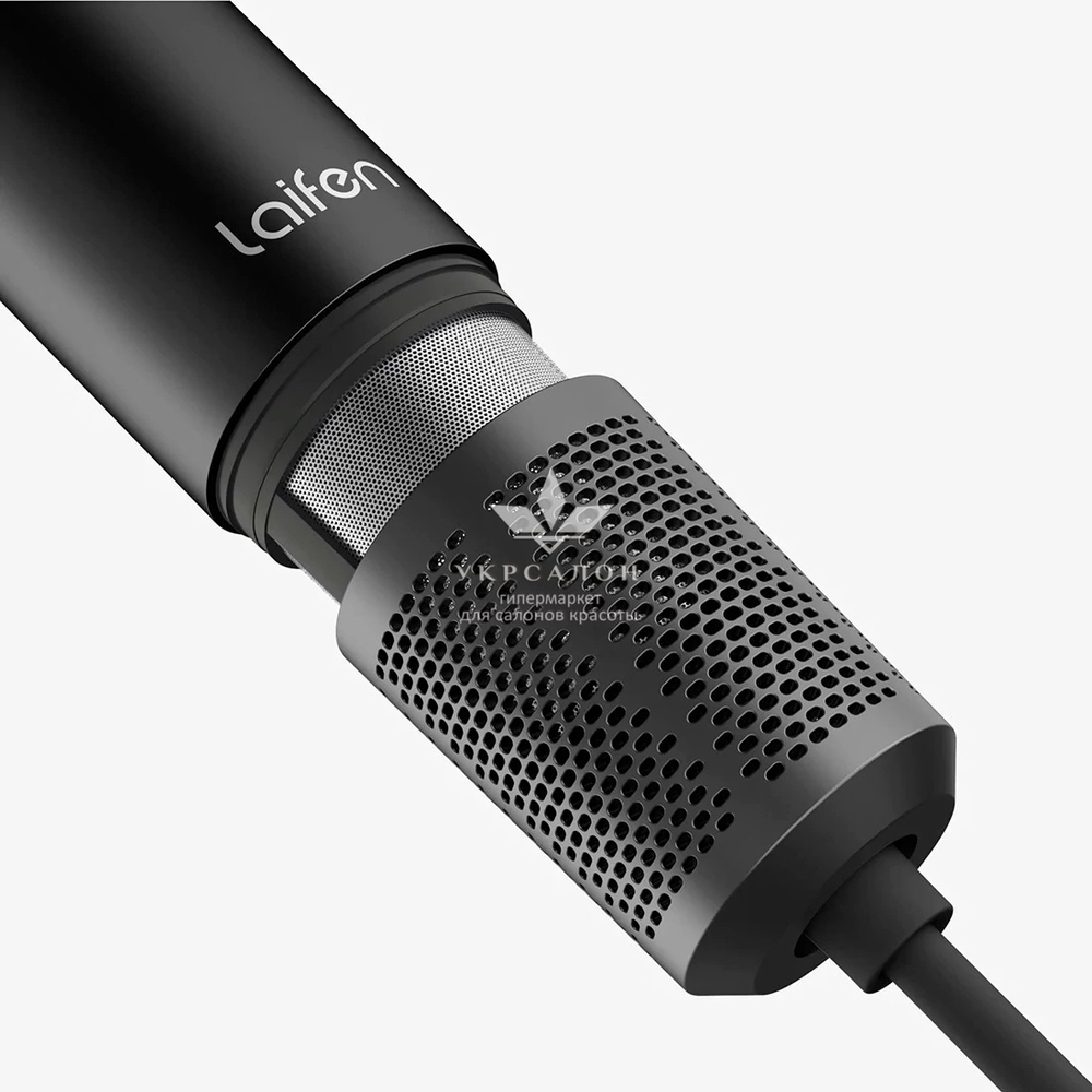 Фен Laifen профессиональный с ионизацией, 3 насадки, черный