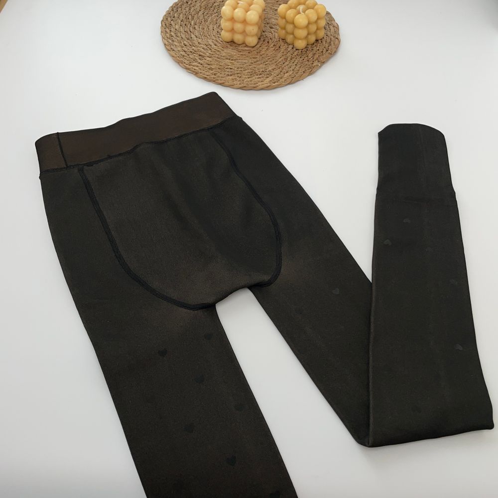 Колготи з утепленням в сердечко