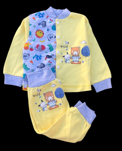 Костюм 2 в 1: кофта, штани "Принт", інтерлок ТМ "Happy ToT"