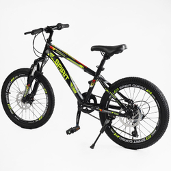 Детский спортивный велосипед 20 дюймов Corso Spirit, оборудование Shimano