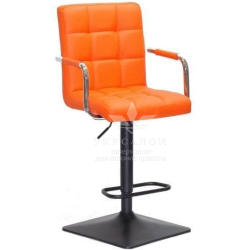 Стульчик для визажа Florida black quadro