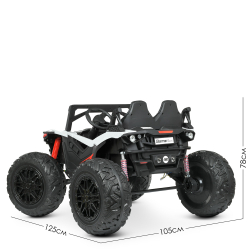 Дитячий двомісний електромобіль позашляховик 4WD 500W Bambi M 4971EBLR(24V)