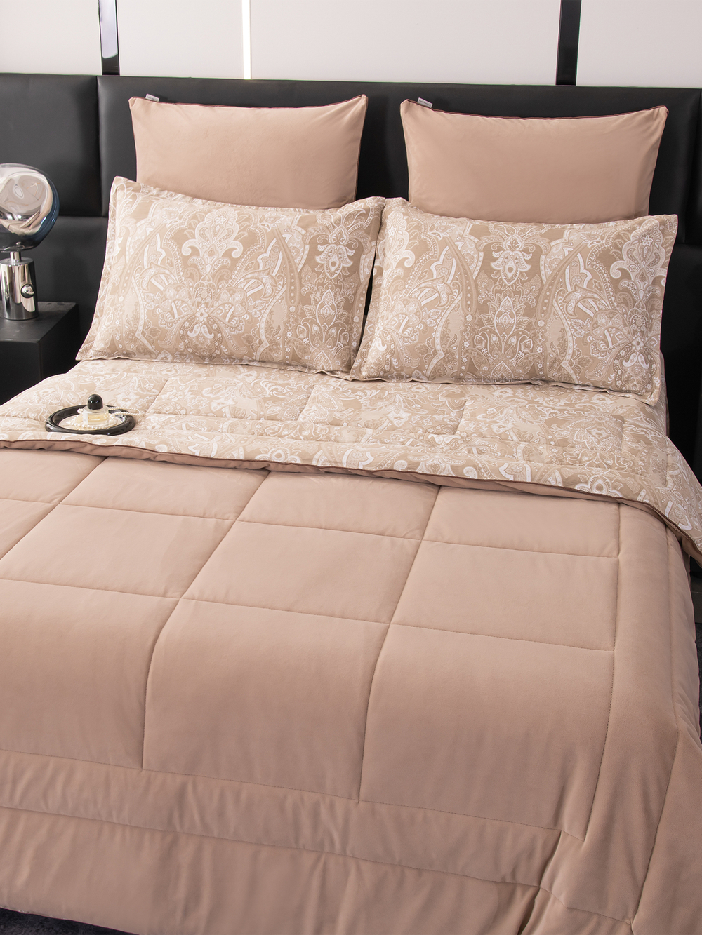 Комплект постельного белья Сатин Velouria Luxe с Одеялом VL010