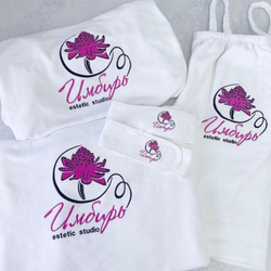 Комплект текстиля для эстетического центра 4  в 1