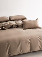 Комплект постельного белья Однотонный Сатин Элитный OCE022