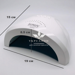 Лампа для манікюру led+uv sun one, 48w (оригінал)