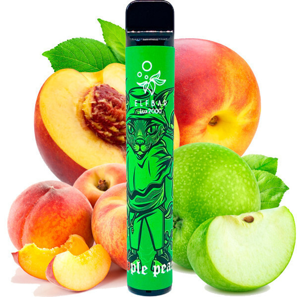 Elf Bar 2000 - Apple Peach (5% nic, Lux)