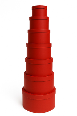 Набор подарочных коробок (красные)