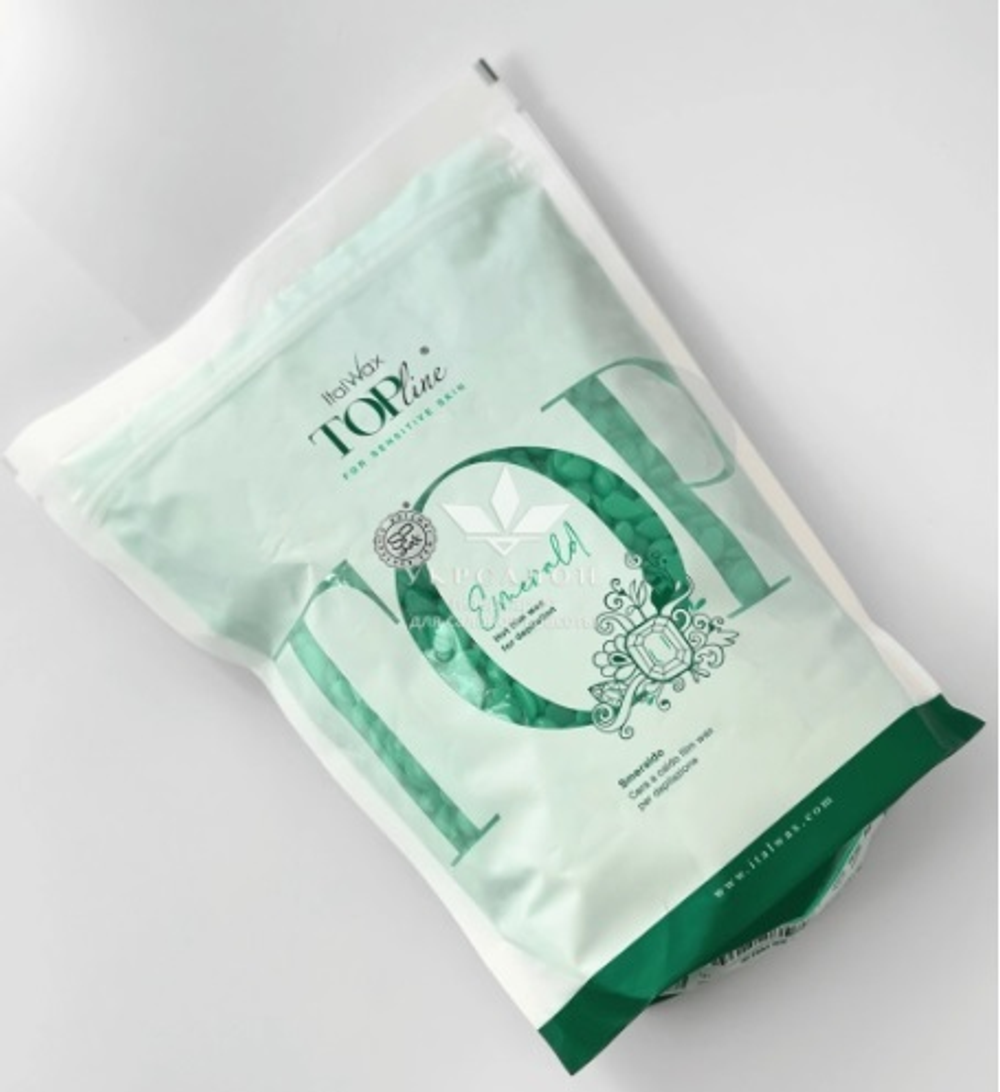 Гарячий віск Top Line Смарагд у гранулах, ItalWax