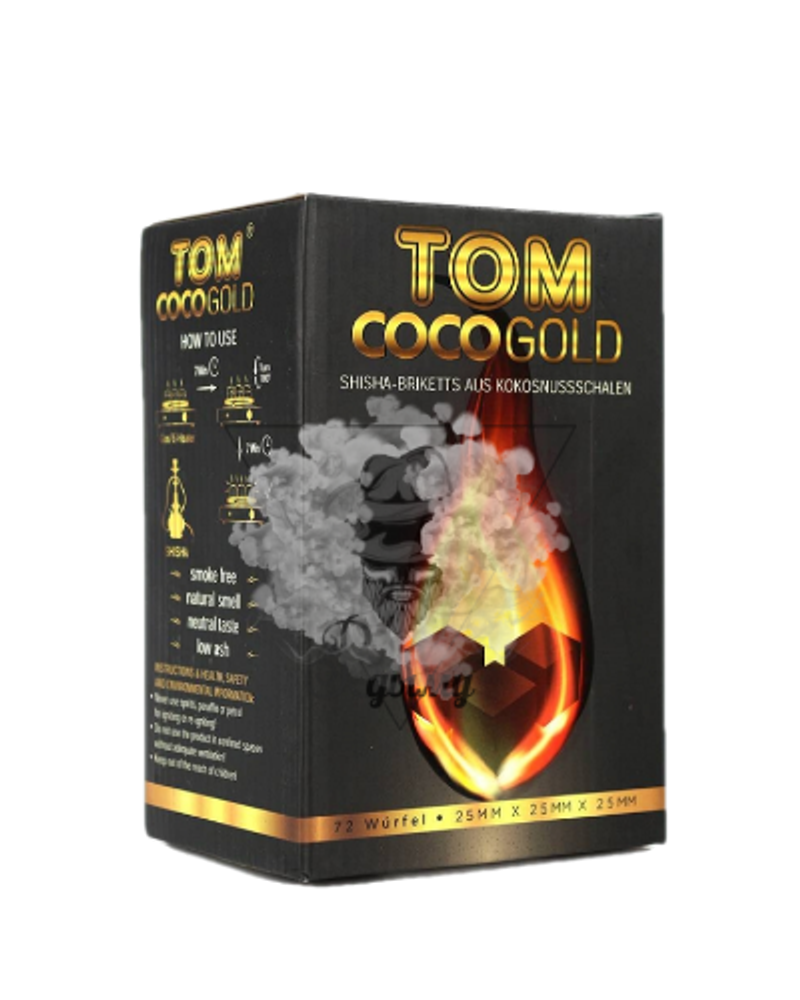 Кокосовый Уголь Tom Cococha Gold (Уголь Том Кокоча Голд) полиэтилен