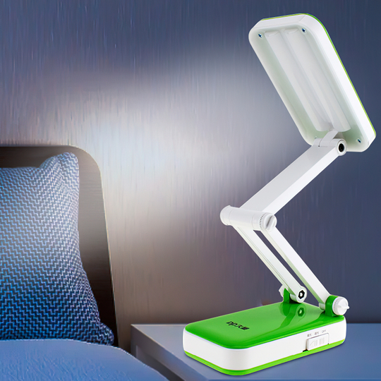 Світлодіодна настільна LED лампа трансформер LED-666/7751 TopWell Зелена (212)