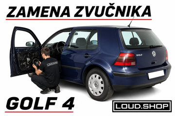 Komplet Zvučnika za Volkswagen Golf 4