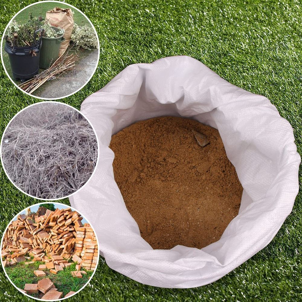 Мешок плотный белый 55х105см (70кг)