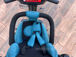 Дитячий триколісний велосипед TILLY Impulse T-386/2 Льон з пультом та посиленою рамою