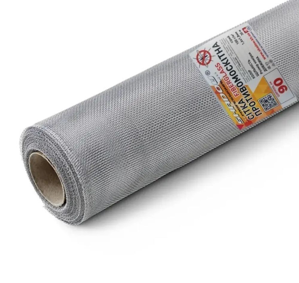 Сетка москитная (от комаров) 1,4х30м серая