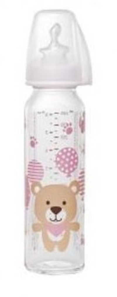 Пляшечка для годування антиколікова з силіконовою соскою 250 мл, Nip