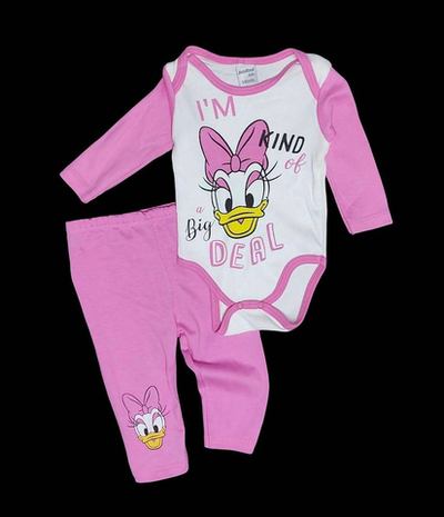 Костюм 2в1: боді, штани "Симпатюля", двунитка ТМ "Baby wood"