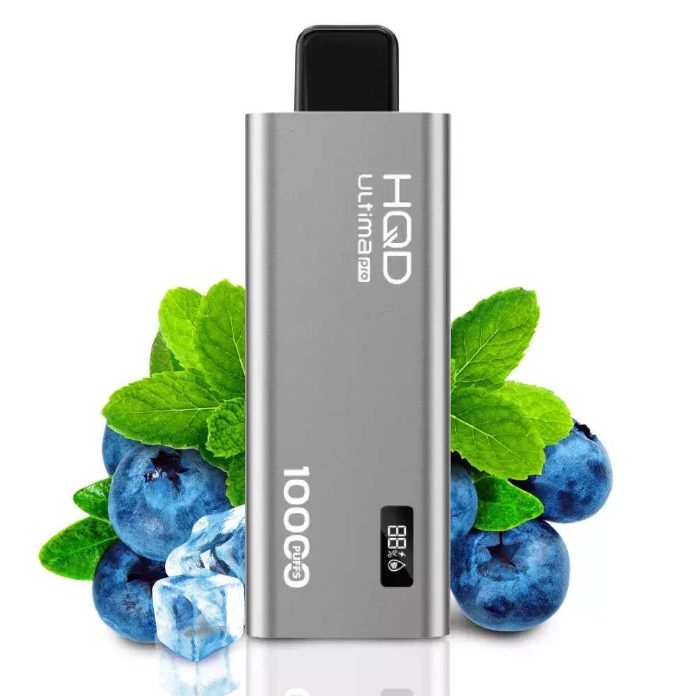 HQD Ultima pro 10000 Blueberry Mint (5% nic)
