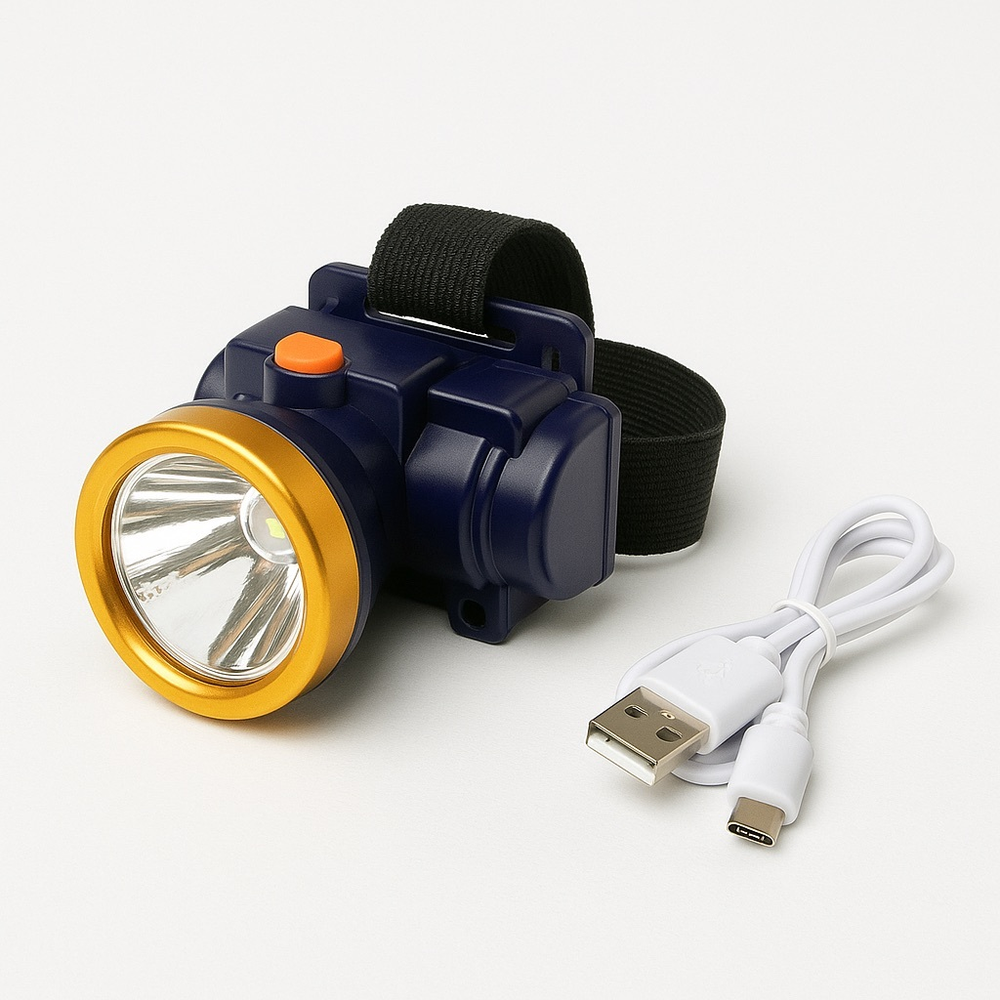 Фонарь-налобный SC-209 с мощным светодиодом