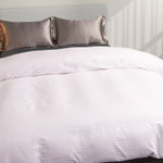 Пододеяльник Страйп Сатин Однотонный Отель белый 100% Хлопок 1x1 P1CTH036180215