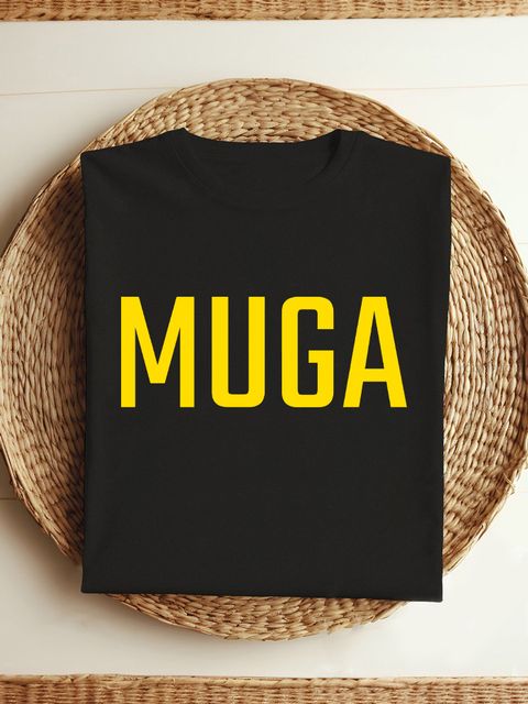 Футболка мужская черная MUGA Love&Live фото 1