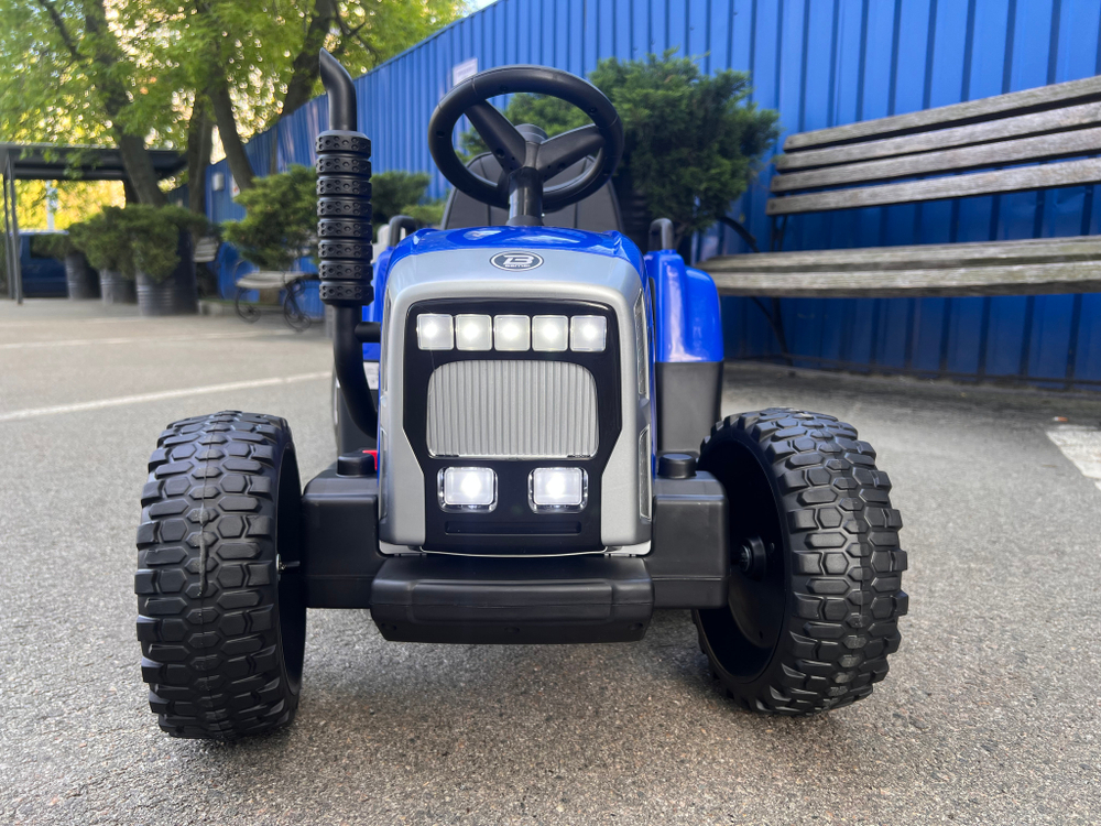Детский электромобиль трактор с прицепом "WeKids Cars"