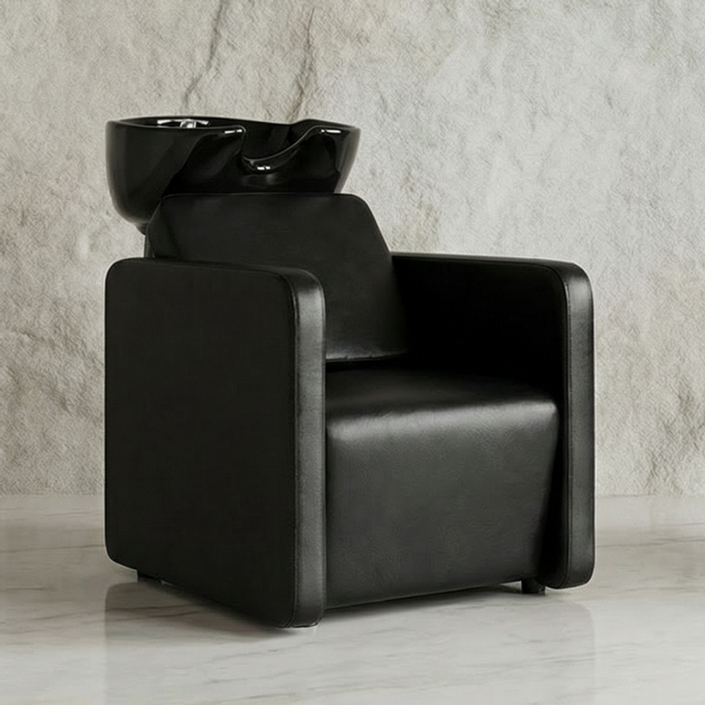 Комплект парикмахерской мебели Polo Black на диске