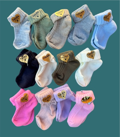 Шкарпетки "Color", ангора ТМ "Talha" (0-6 міс)
