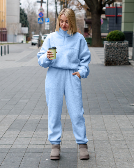 Спортивні брюки жіночі блакитного кольору (арт. 2852400106)