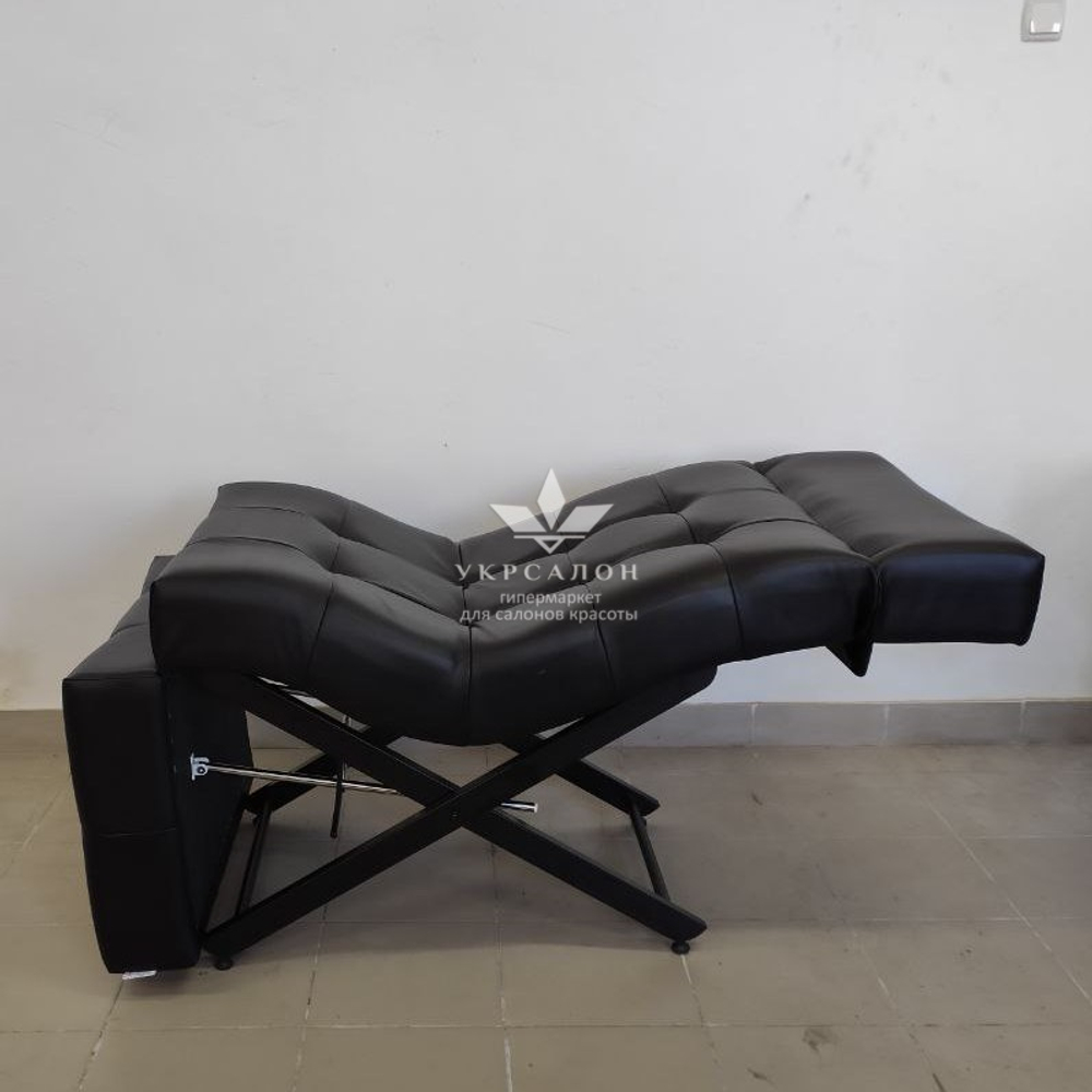 Анатомічна кушетка Tertio 2 Black для лешмейкерів та бровістів