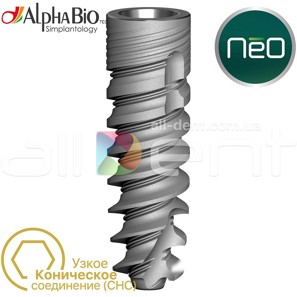 AlphaBio NeO имплант | Конусное соединение | Тонкие