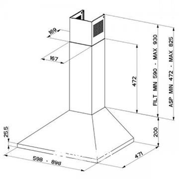 Витяжка FABER VALUE PB 4 2L X A60