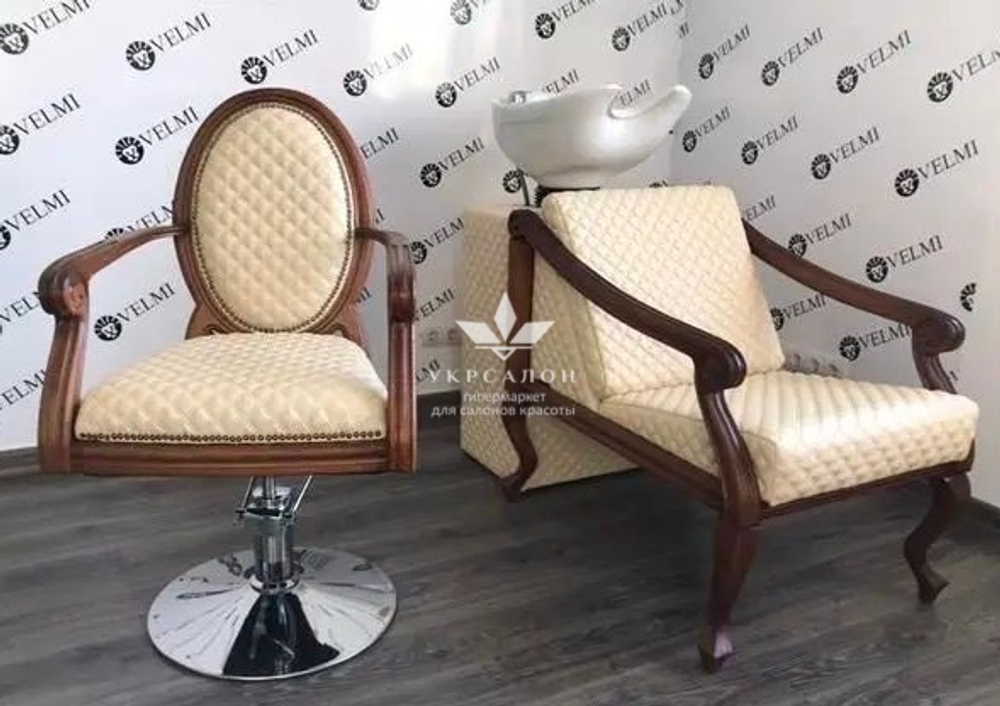 Комплект парикмахерской мебели Mozart Wood