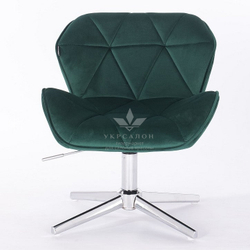 Стільчик клієнта Paris velor cross